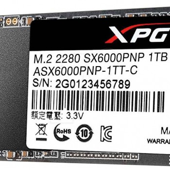 Adata XPG SX6000 Pro 1TB M.2 PCIe SSD, ASX6000PNP-1TT-C