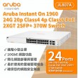 Aruba Instant On 1960 24G 20p Class4 4p Class6 PoE 2XGT 2SFP+ 370W Switch, JL807A