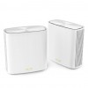 ASUS AX5400 Dual Band Mesh WiFi System Router, ZENWIFI XD6 (2-PK) /WHITERouters