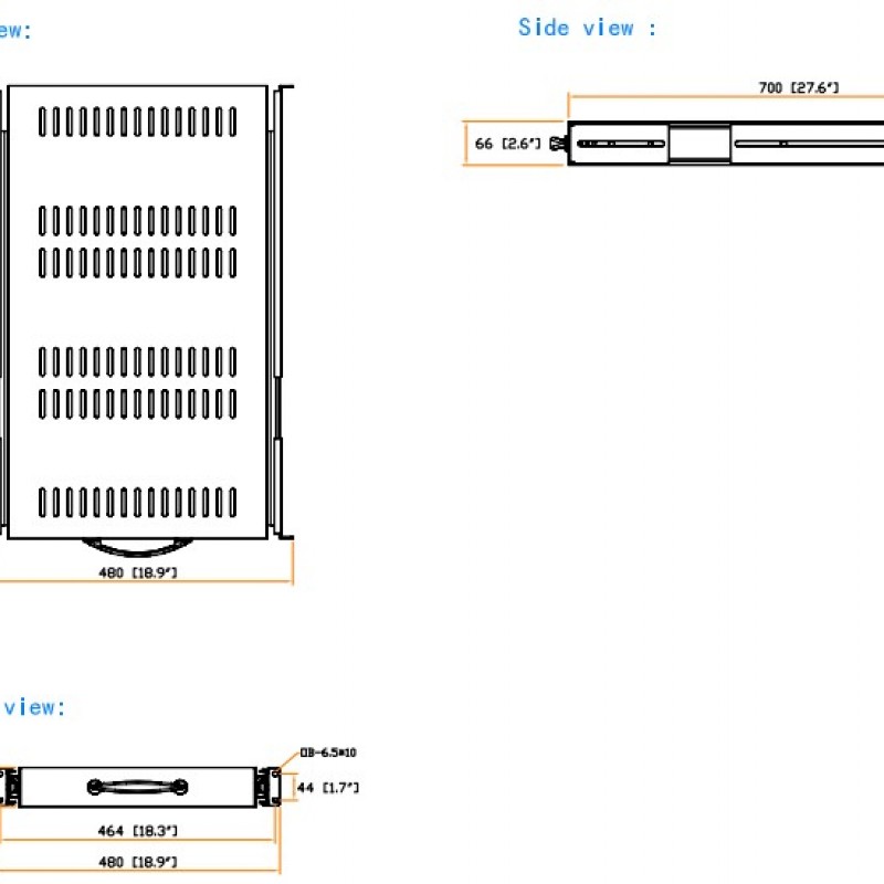 Austin Hughes 受重滑軌層板, HTS70