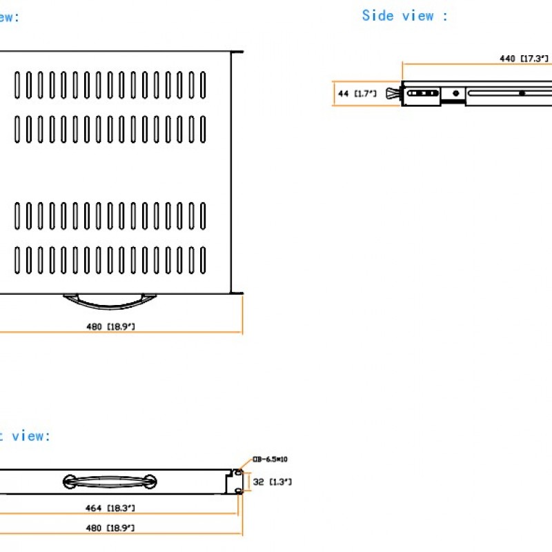 Austin Hughes Sliding Shelf, TS44