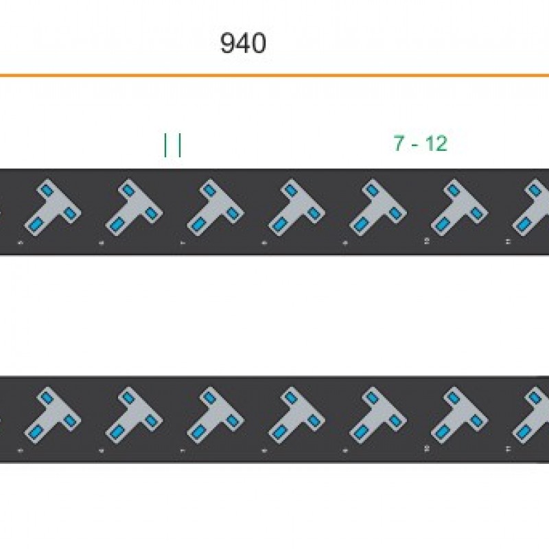 Austin Hughes InfraPower PDU, V12UK45-16A_C20/3B-1PDU