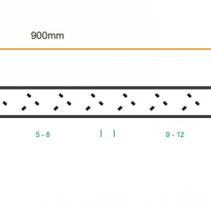 Austin Hughes InfraPower PDU, 12 Outlet, V12UK45-32A-MD/F_EN/3B-1機櫃專用拖板