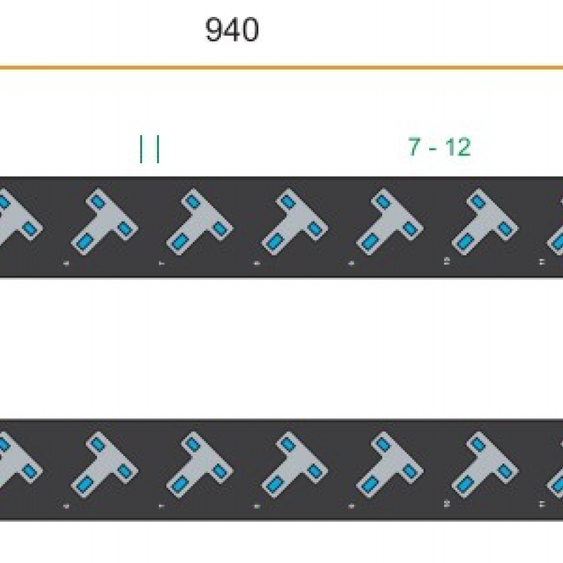 Austin Hughes InfraPower PDU, 12 Outlet, V12UK45-32A_EN/3B-1PDU
