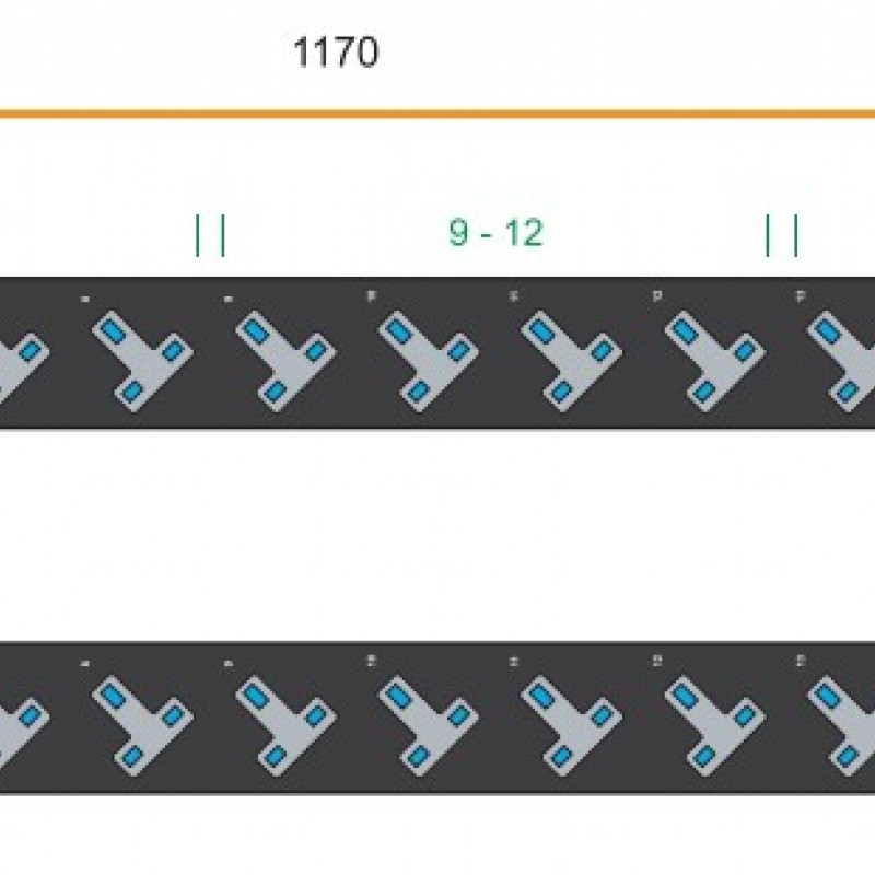 Austin Hughes InfraPower PDU, 16 Outlet, V16UK135-20A_OE/3B-1PDU