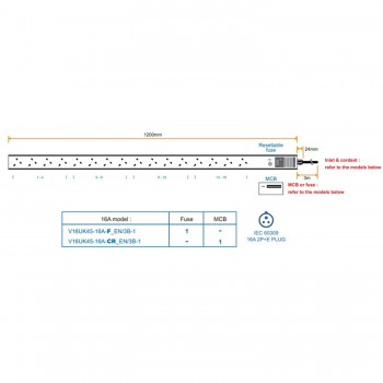 Austin Hughes 機櫃專用拖板, V16UK45-16A_EN/3B-1