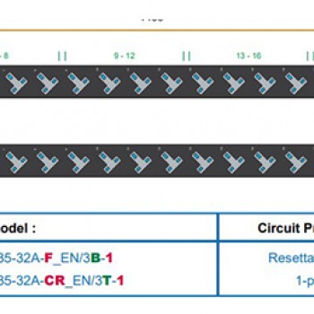 Austin Hughes InfraPower PDU, 20 Outlet, V20UK135-32A_EN/3B-1