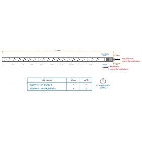 Austin Hughes InfraPower PDU, 20 Outlet, V20UK45-13A_BS/3B-1