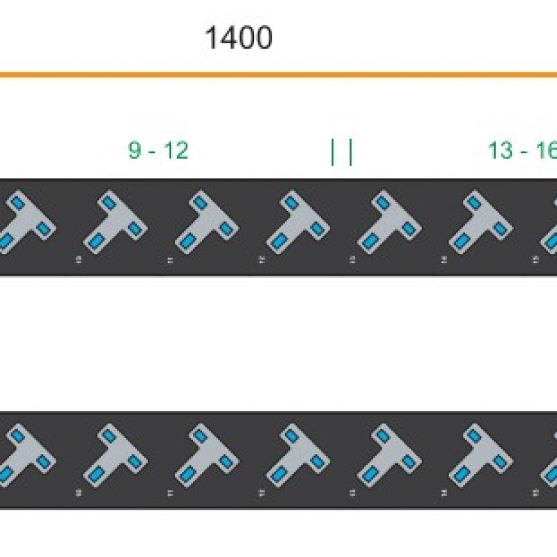 Austin Hughes InfraPower PDU, 20 Outlet, V20UK45-32A_EN/3B-1PDU