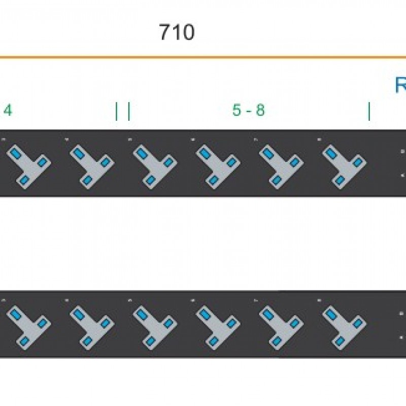 Austin Hughes InfraPower PDU, V8UK135-16A_C20/3B-1PDU