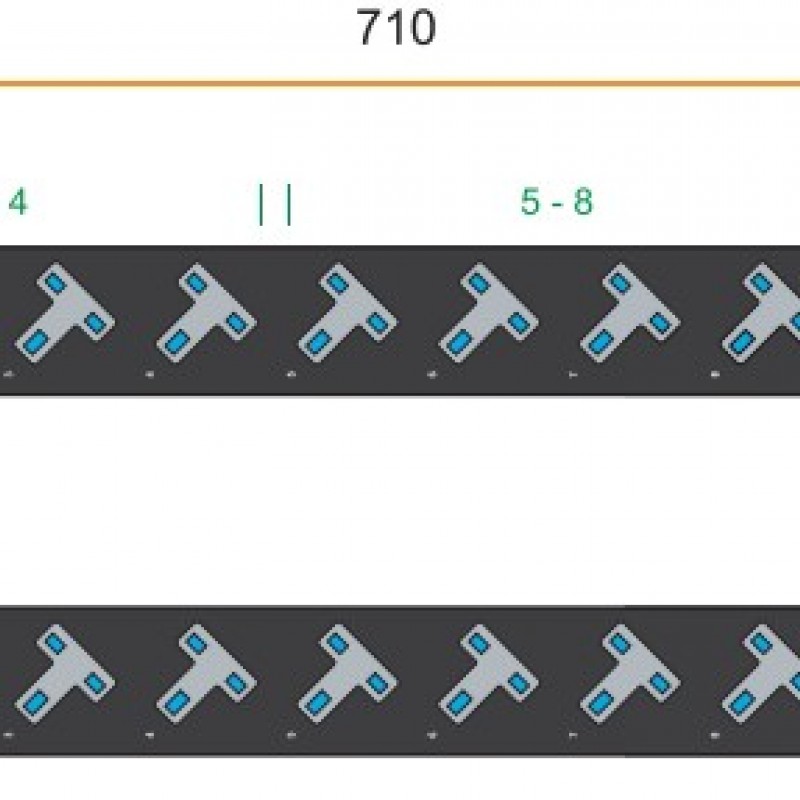 Austin Hughes InfraPower PDU, V8UK45-16A_C20/3B-1PDU