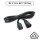 IEC C13 Socket to IEC C14 Plug Power Cord, C13-C14, 2米