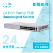 Cisco 24-Port Partial POE Unmanaged Switch, CBS110-24PP