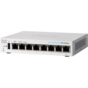 Cisco 8-Port Gigabit 網管交換器, CBS250-8T-D