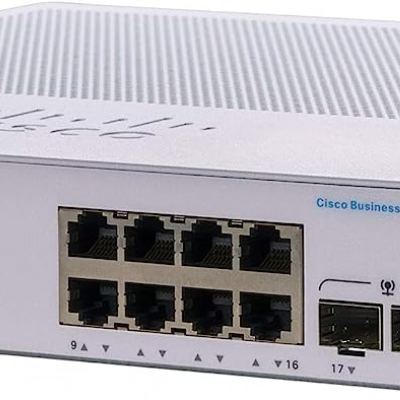 Cisco 16-Port Gigabit Managed Switch, CBS350-16T-2GSwitches