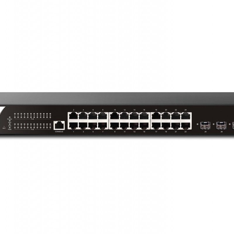 DrayTek 28-Port 管理型PoE交換器, VIGOR-P2280X交換器
