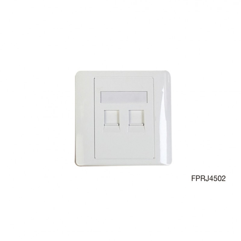 Eight 2 ports 模塊牆面板, FPRJ4502網絡配件