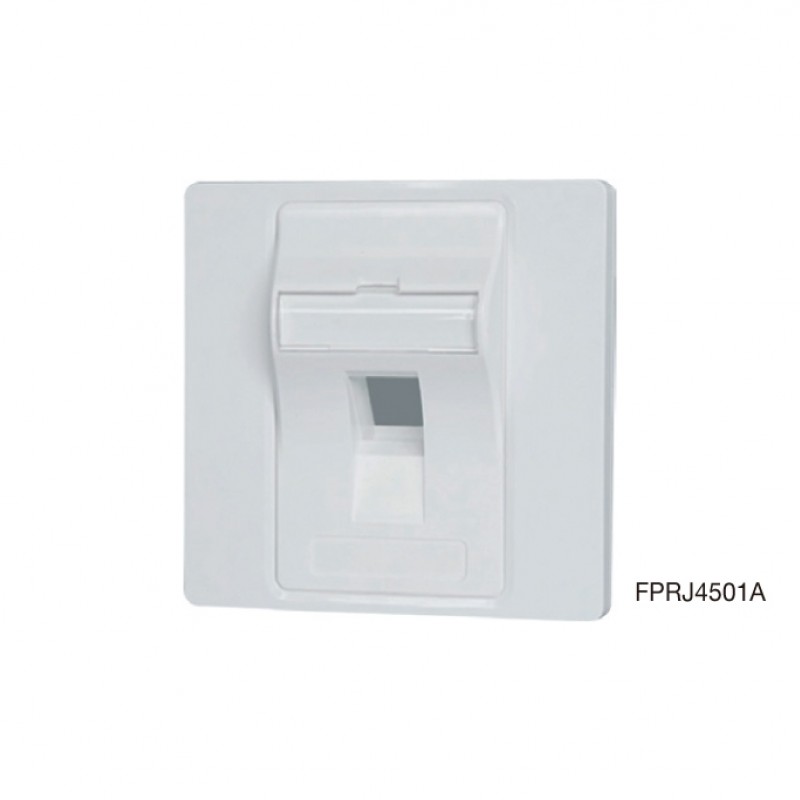 Eight 1 port 傾斜牆面板, FPRJ4501A網絡配件