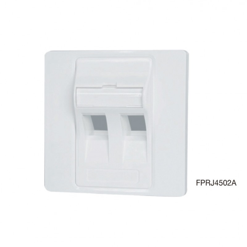 Eight 2 ports 傾斜牆面板, FPRJ4502A網絡配件