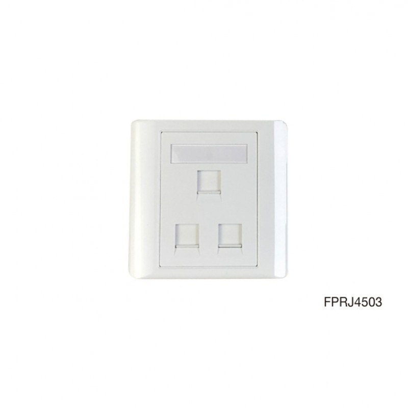 Eight 3 ports 模塊牆面板, FPRJ4503網絡配件