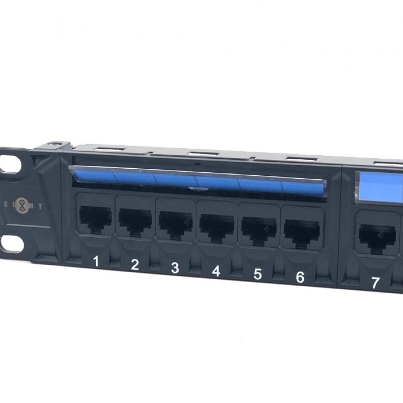 EIGHT 24ports Cat6 配線架, PPCAT624