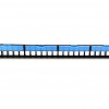 EIGHT Blank Vertical 1U 24 Port Patch panel, PPCATB24