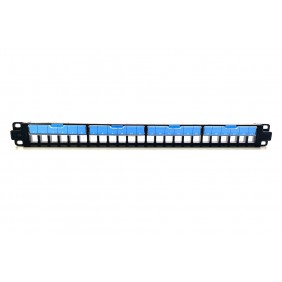 EIGHT Blank Vertical 1U 24 Port Patch panel, PPCATB24