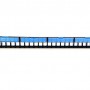 EIGHT Blank Vertical 1U 24 Port Patch panel, PPCATB24