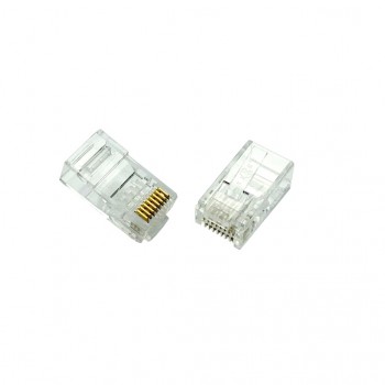 Eight CAT6 水晶頭, RJ45C6 (100粒)