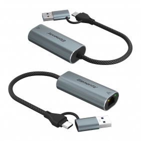 Elementz USB-A/TYPE-C to 2.5G Lan 轉換器, EN-25D