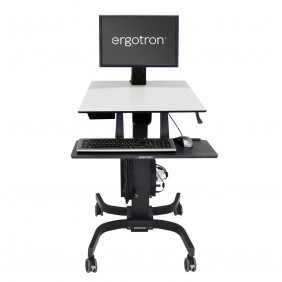 Ergotron WorkFit-C Single LD Sit-Stand Workstation, 24-215-085