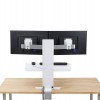 Ergotron WorkFit-SR 雙顯示器 坐立兩用台式工作站, 33-407-062 (白色)Ergotron 辦公室