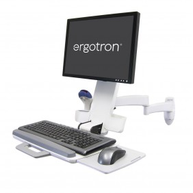 Ergotron 200 Series Monitor Mount, 45-230-216 (White)