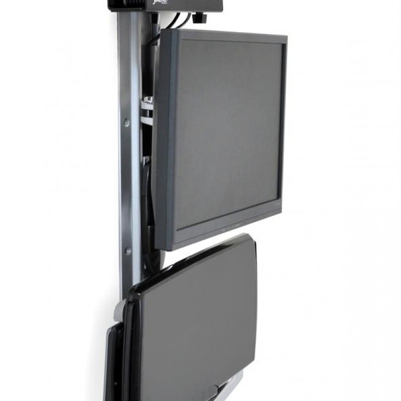 Ergotron LX Wall Mount System, 45-253-026 (Polished Aluminum)