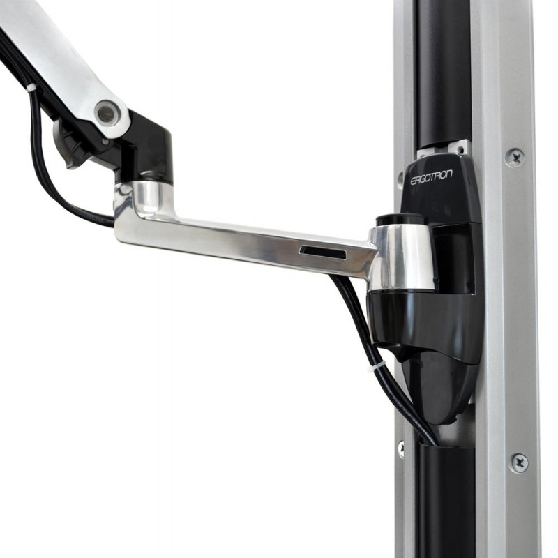 Ergotron LX Wall Mount System, 45-253-026 (Polished Aluminum)