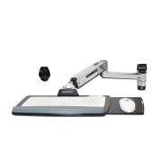 Ergotron LX 坐立兩用型壁掛式鍵盤支臂, 45-354-026 (鋁色)