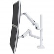 Ergotron LX 雙配置台式支臂, 高杆, 45-509-216 (亮白)