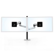 Ergotron LX 雙配置台式支臂, 高杆, 45-549-026 (鋁色)