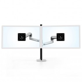 Ergotron LX 雙配置台式支臂, 高杆, 45-549-026 (鋁色)