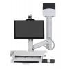 Ergotron SV Combo System with Worksurface & Pan, Small CPU Holder