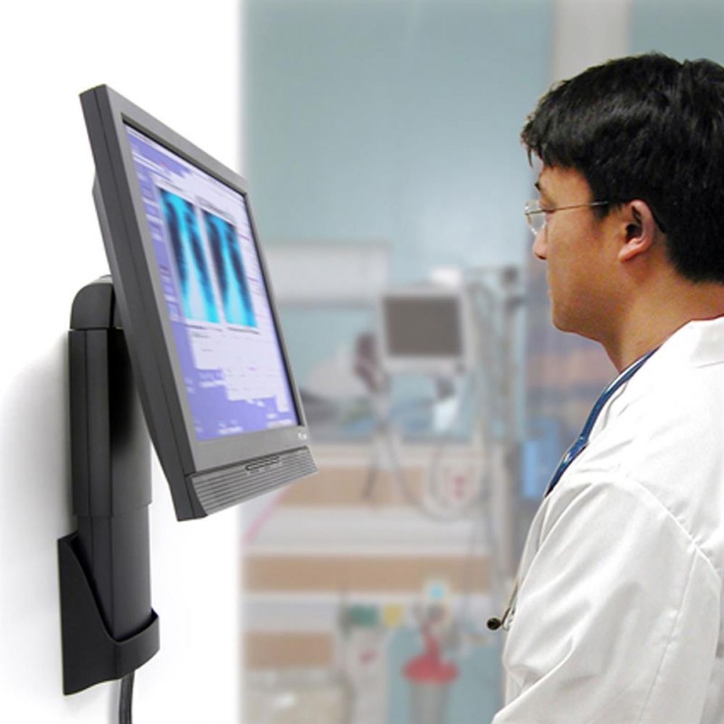 Ergotron Neo-Flex 壁式升降架, 60-577-195 (黑色)Ergotron 工業