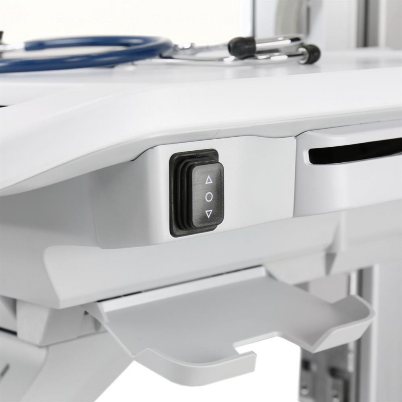 Ergotron StyleView Electric Lift Cart, SV42-7302-3