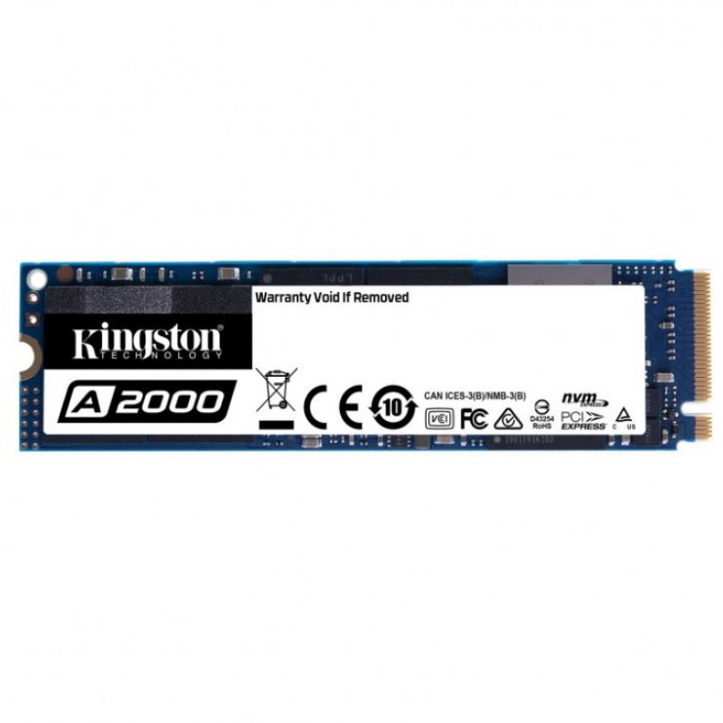 Kingston A2000 M.2 2280 PCIe M.2 NVMe SSD, SA2000M8/250GSSD
