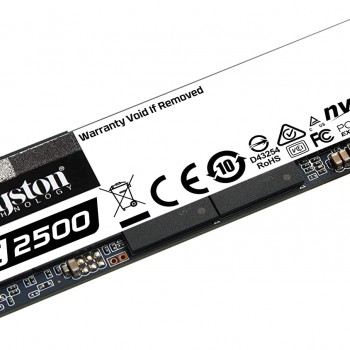 Kingston KC2500 Series M.2 PCIe NVMe Gen 3 x 4 250GB SSD, SKC2500M8/250G