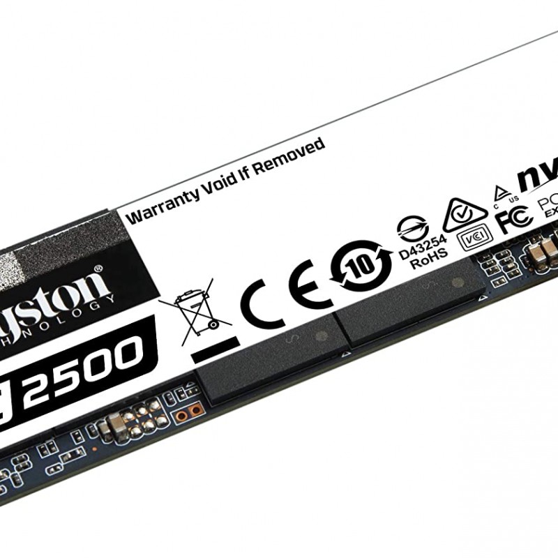 Kingston KC2500 Series M.2 PCIe NVMe Gen 3 x 4 250GB SSD, SKC2500M8/250GSSD