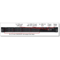 Lenovo ThinkSystem SR530 (Gen 2) Rack Mount Servers, 7X08A06YCN