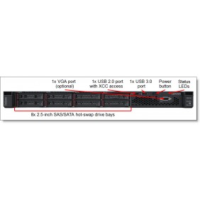 Lenovo ThinkSystem SR530 (Gen 2) Rack Mount Servers, 7X08A06YCN