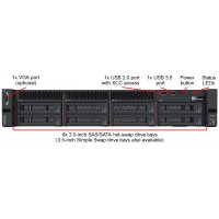 Lenovo ThinkSystem SR550 Rack Mount Servers, 7X04A0APCN