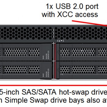 Lenovo ThinkSystem SR550 Rack Mount Servers, 7X04A0APCN
