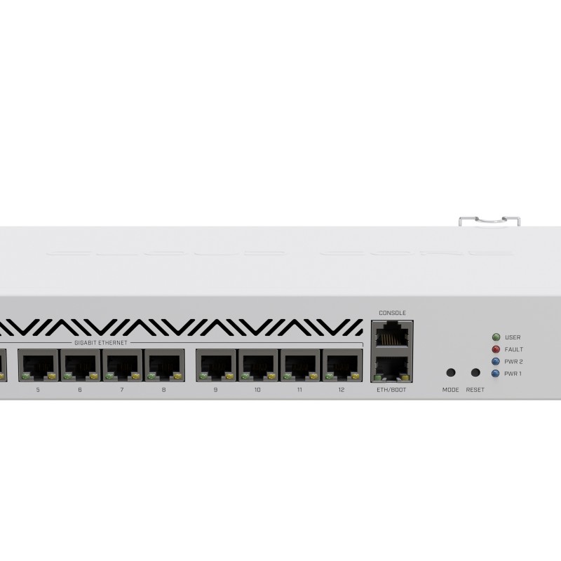 MikroTik 17 Ports 路由器, CCR2116-12G-4S+路由器
